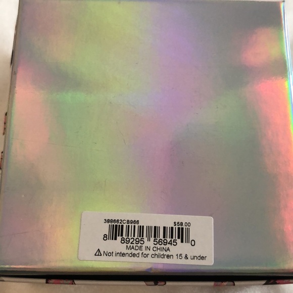 Betsey Johnson Gold Tone Gypsy Hoop Earrings Butterfly & Pastel Crystal Accents - Picture 11 of 12